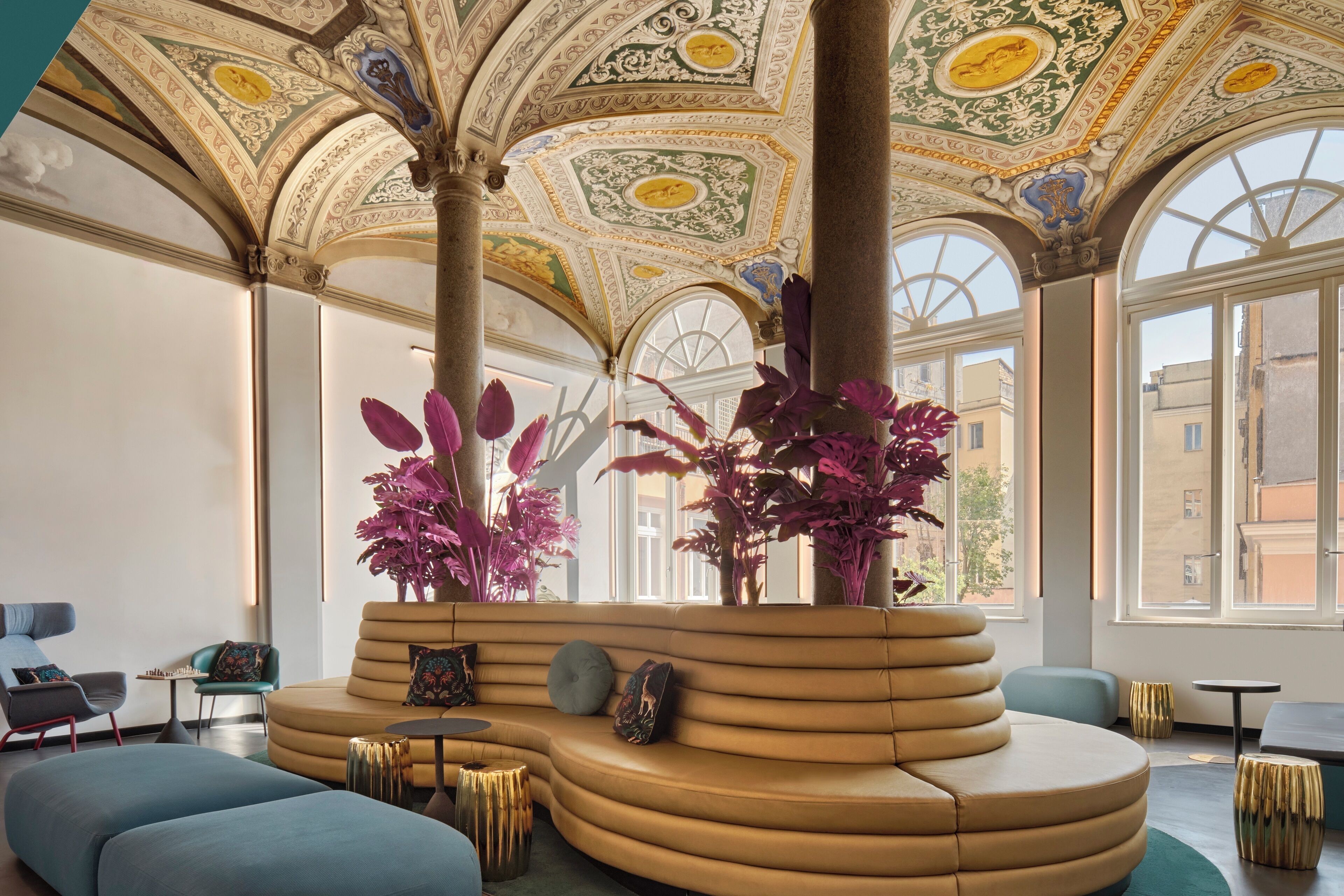 Zona de estar del vestíbulo