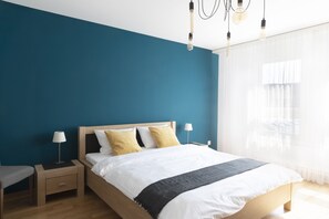 Apartamento urbano | 2 quartos, individualmente decorados, escrivaninha