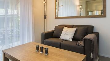 City Studio | Living area | Heated floors