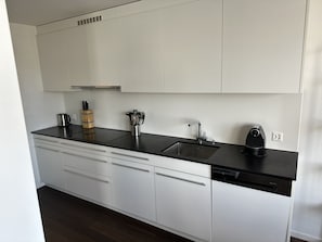 Family Apartment | Private kitchen | Fridge, oven, stovetop, dishwasher - Nest - Baarerstrasse 43 & 45 (Zug)