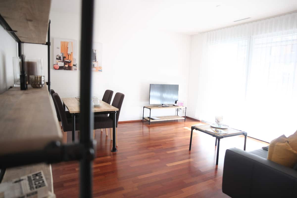 Comfort Apartment | Living area | 50-cm TV with digital channels