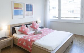 Lägenhet City | 1 sovrum, ljudisolering, strykjärn/strykbräda och gratis wi-fi