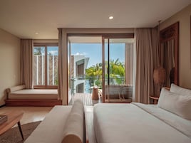 Habitación Deluxe, acceso a la piscina (Deluxe Lagoon Pool Access) | Vistas del balcón