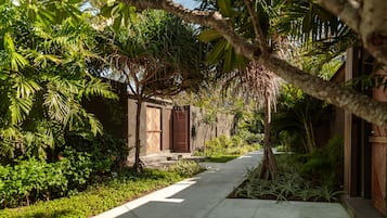 Two Bedroom Pool Villa | Minibar, in-room safe, desk, laptop workspace