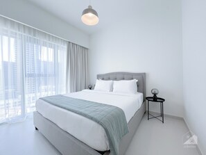 公寓 (1 Bedroom) | 1 間臥室、熨斗/熨衣板、床單