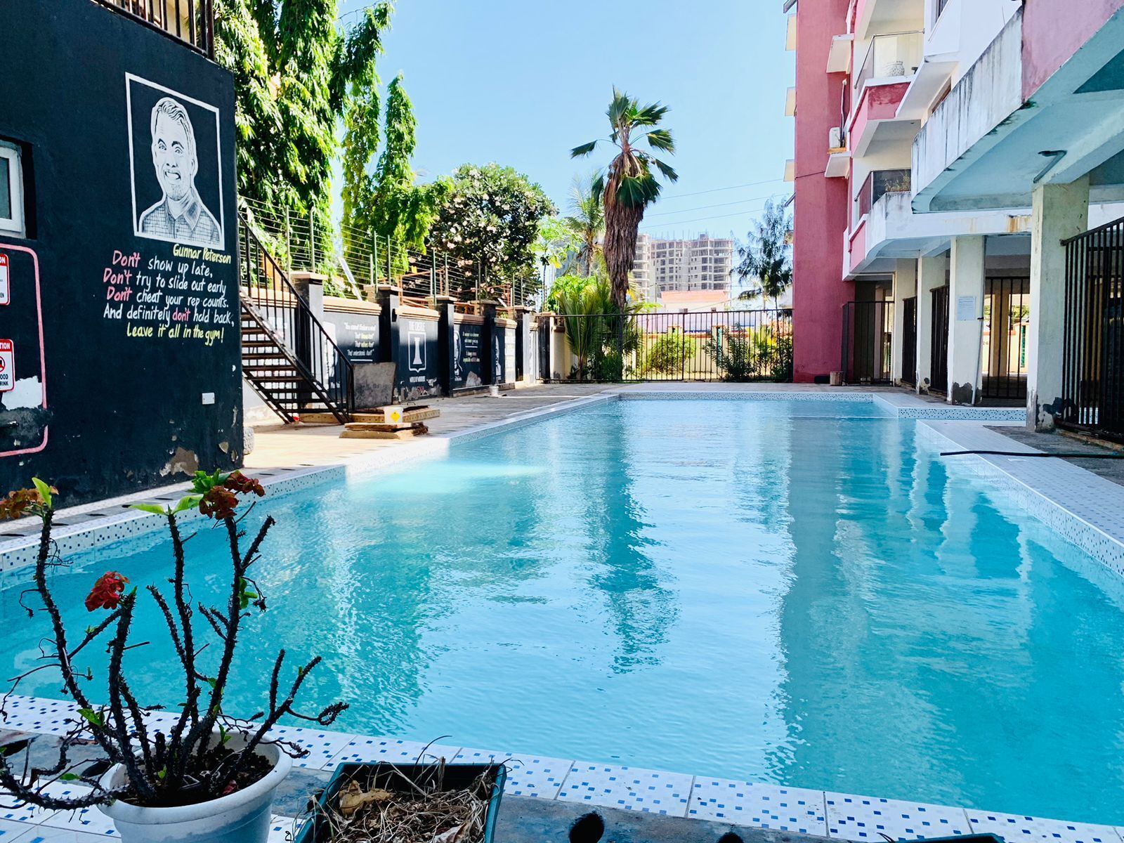 Alberca al aire libre 