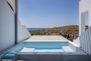 Outdoor spa tub - Aegean Colors Tinos (Tinos)