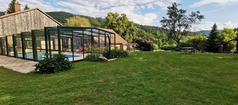 Gite de la Bourbatte - Spa Sauna Piscine - 10p - 15 min Gerardmer & La Bresse