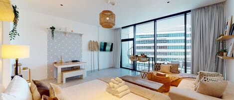 1 Schlafzimmer, Zimmersafe, Bügeleisen/Bügelbrett, Internetzugang