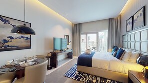 1 bedroom, in-room safe, iron/ironing board, internet