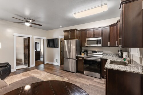 Discover The Yellowstone Hideaway Unit C, a cozy 2-bed retreat just 1 minute from Yellowstone!