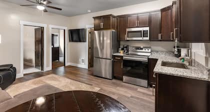 Discover The Yellowstone Hideaway Unit C, a cozy 2-bed retreat just 1 minute from Yellowstone!