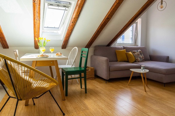 Apartment (Apartman) | Living room | 82-cm flat-screen TV with cable channels
