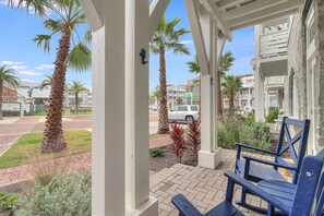 Terrace/patio - New Blue-&-White Condo@Cinnamon Shore North w/ Resort-Like Amenity Access! (Port Aransas)