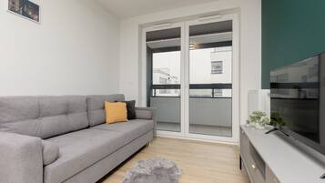 Apartment, 2 Bedrooms, Balcony | Living room