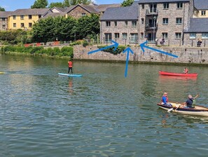 Secador de pelo, toallas, jabón, papel higiénico