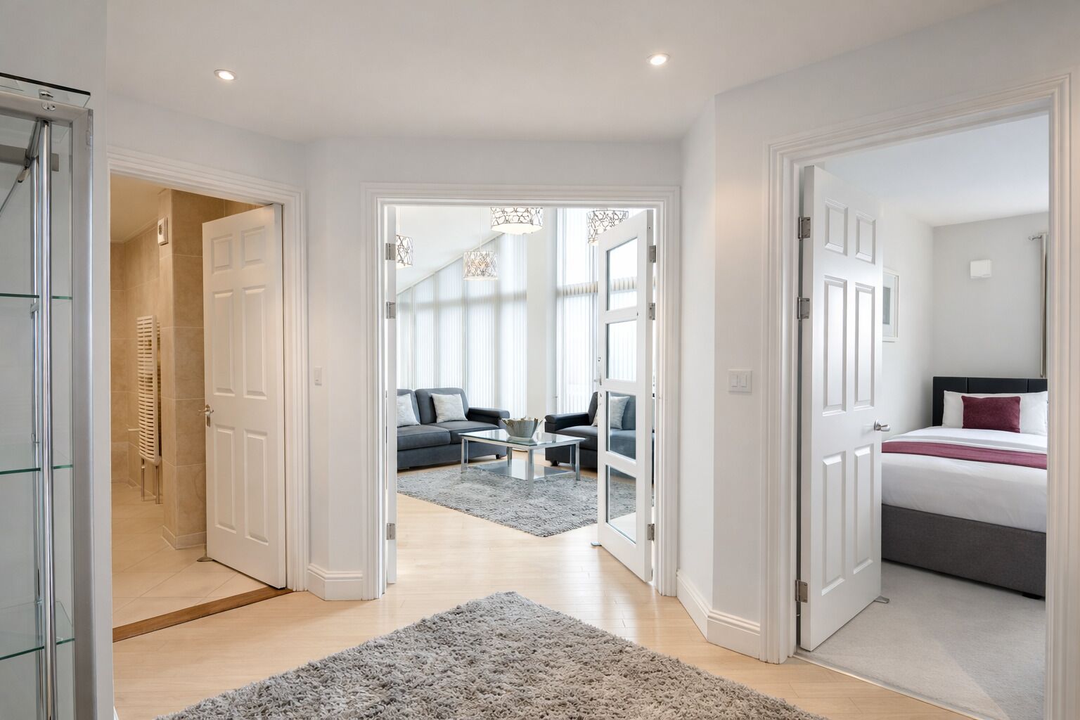 Premium Apartment | 2 bedrooms, in-room safe, desk, iron/ironing board