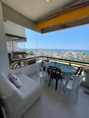 Condo, 1 Bedroom, Smoking, Balcony | Balcony - Solemar Resort, sea View Private Beach, and Parking (Jounieh)