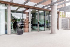 Façade de l’hébergement