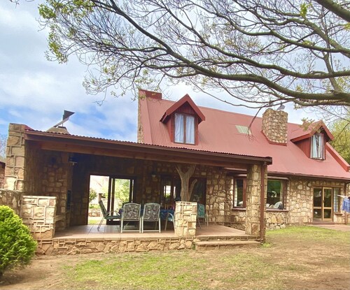 Charming, Luxurious Critchley Stone Villa, Dullstroom. Oozing old world charm.