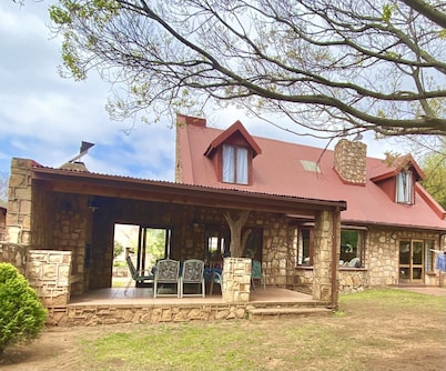 Charming, Luxurious Critchley Stone Villa, Dullstroom. Oozing old world charm.