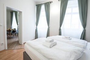 2 soverom, strykejern/-brett, wi-fi og sengetøy