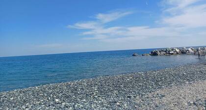 Apartment with terrace facing the sea