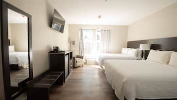 Standard Room, 2 Queen Beds | 1 bedroom, hypo-allergenic bedding, pillowtop beds, in-room safe