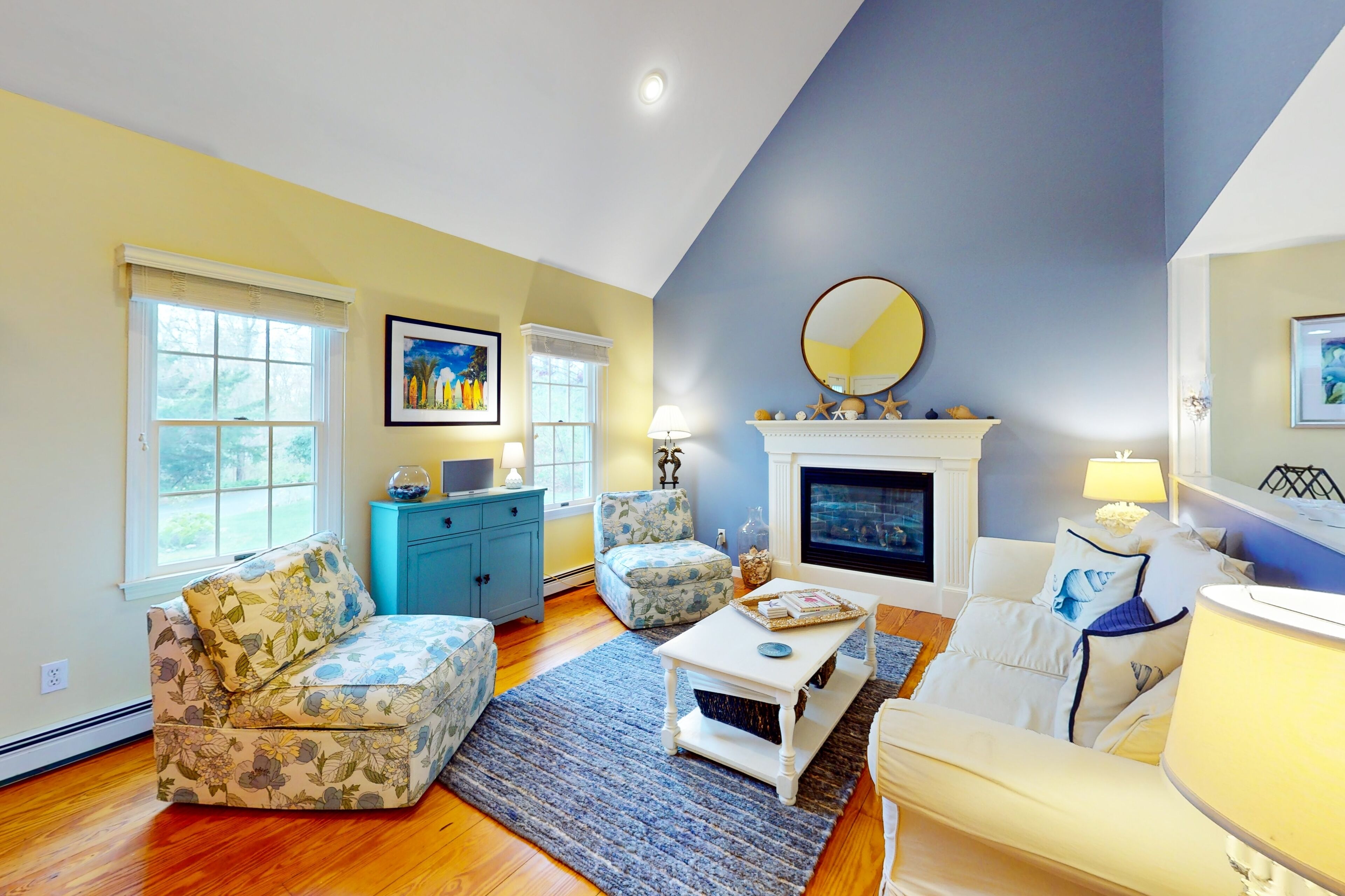 Quiet coastal home with game table, large yard, Sonos sound system, and W/D