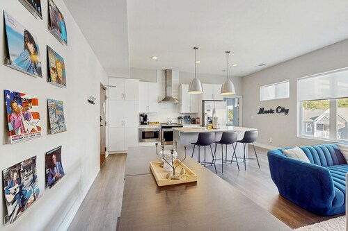 Updated Music City retreat with open kitchen, great location, W/D, & central AC