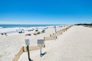 On the beach