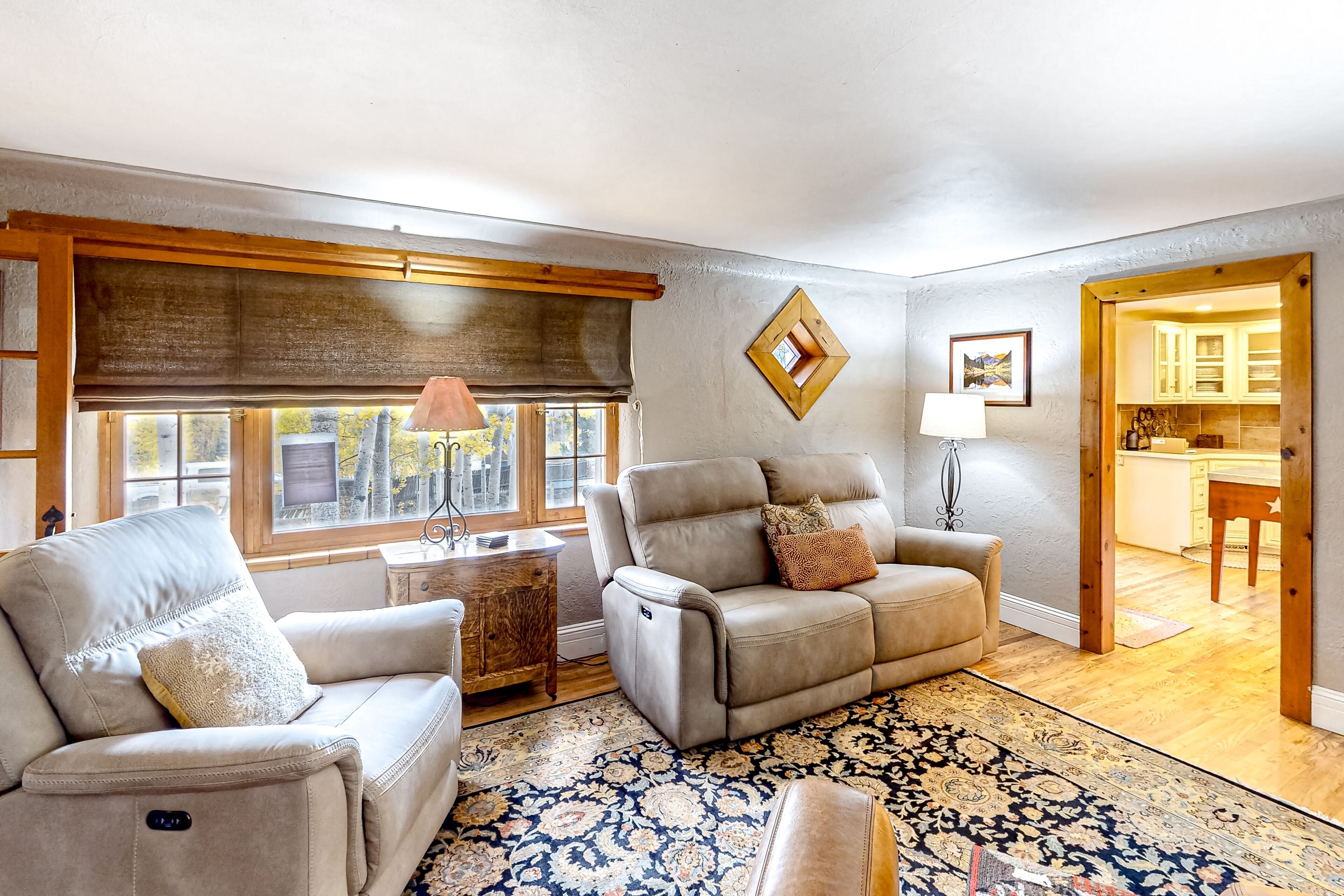 Gorgeous home with private hot tub, screened porch, grill, & wood stove