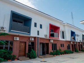 Fassade der Unterkunft