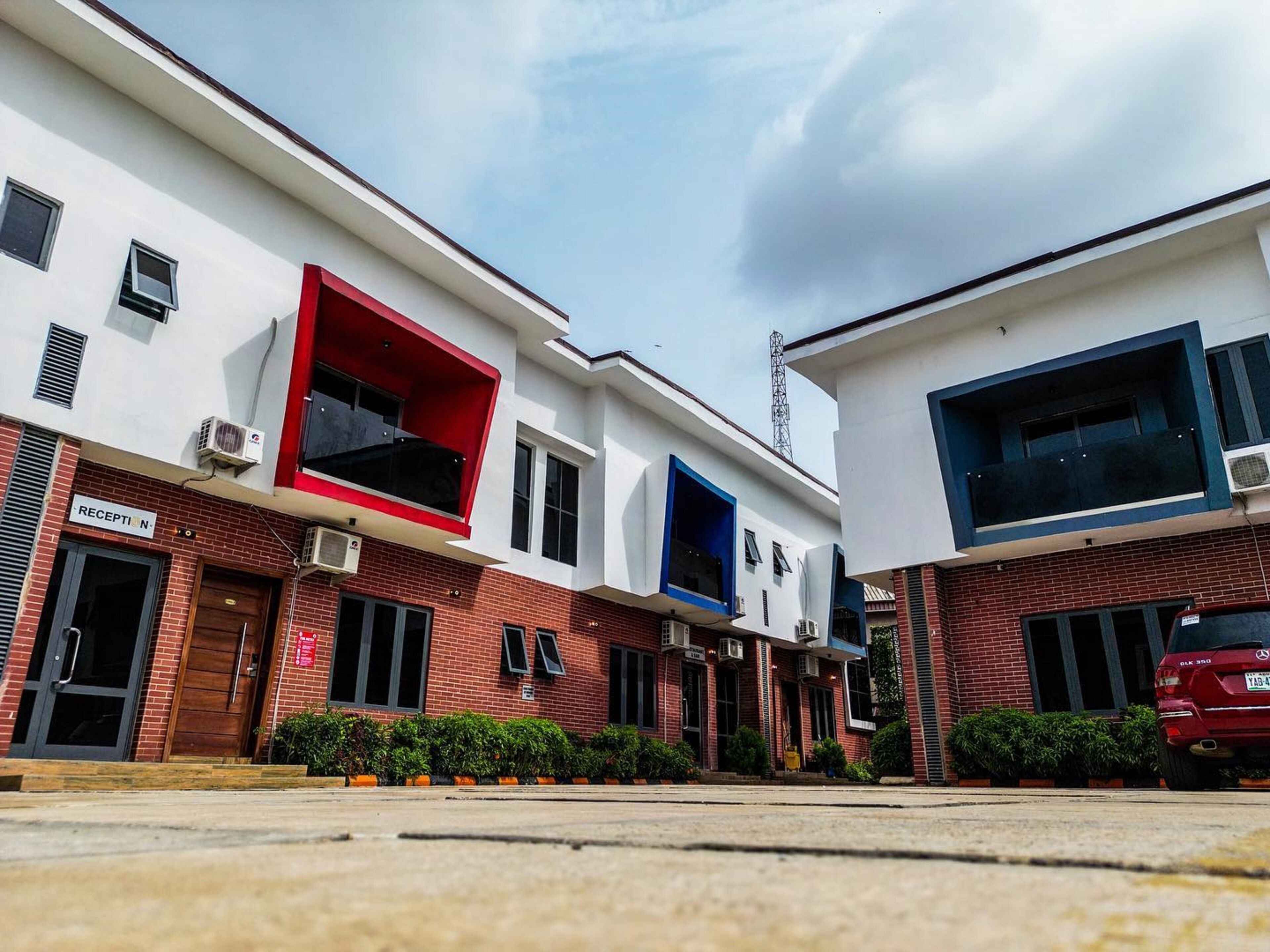 Façade de l’hébergement