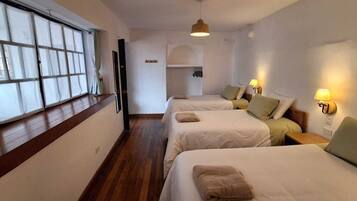 Premium bedding, soundproofing, free WiFi, bed sheets