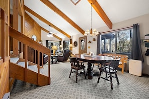 Interior - Cozy Creekside Cabin • 2 miles to Festival Grounds • Wi-Fi • Firepit • Carport (Maggie Valley)