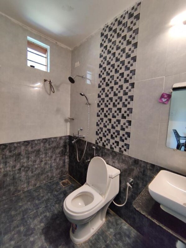 Towels, soap, toilet paper