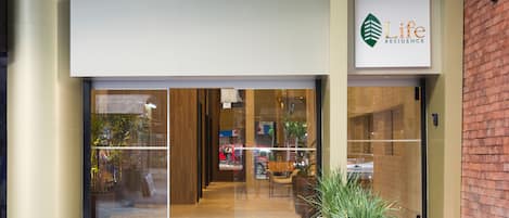 Fassade der Unterkunft