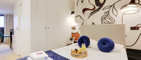 1 Schlafzimmer, Schreibtisch, Bügeleisen/Bügelbrett, WLAN