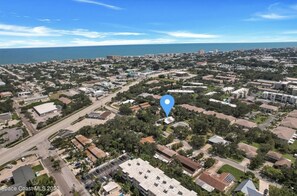 Aerial view - Architectural Garden Retreat (Cape Canaveral)