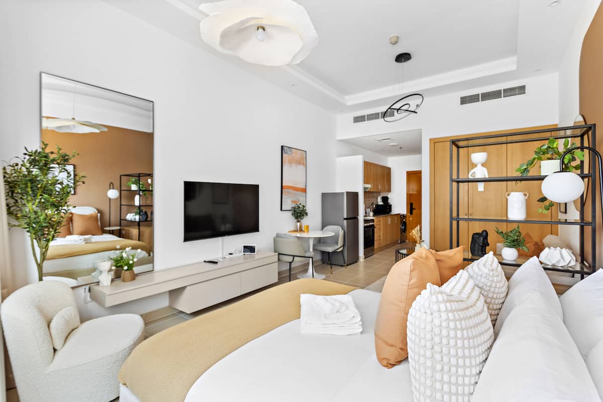 Classic Studio | Premium bedding, memory-foam beds, in-room safe, individually decorated