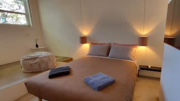 Quarto casal design | Lençóis italianos Frette, roupas de cama premium, edredons de pluma
