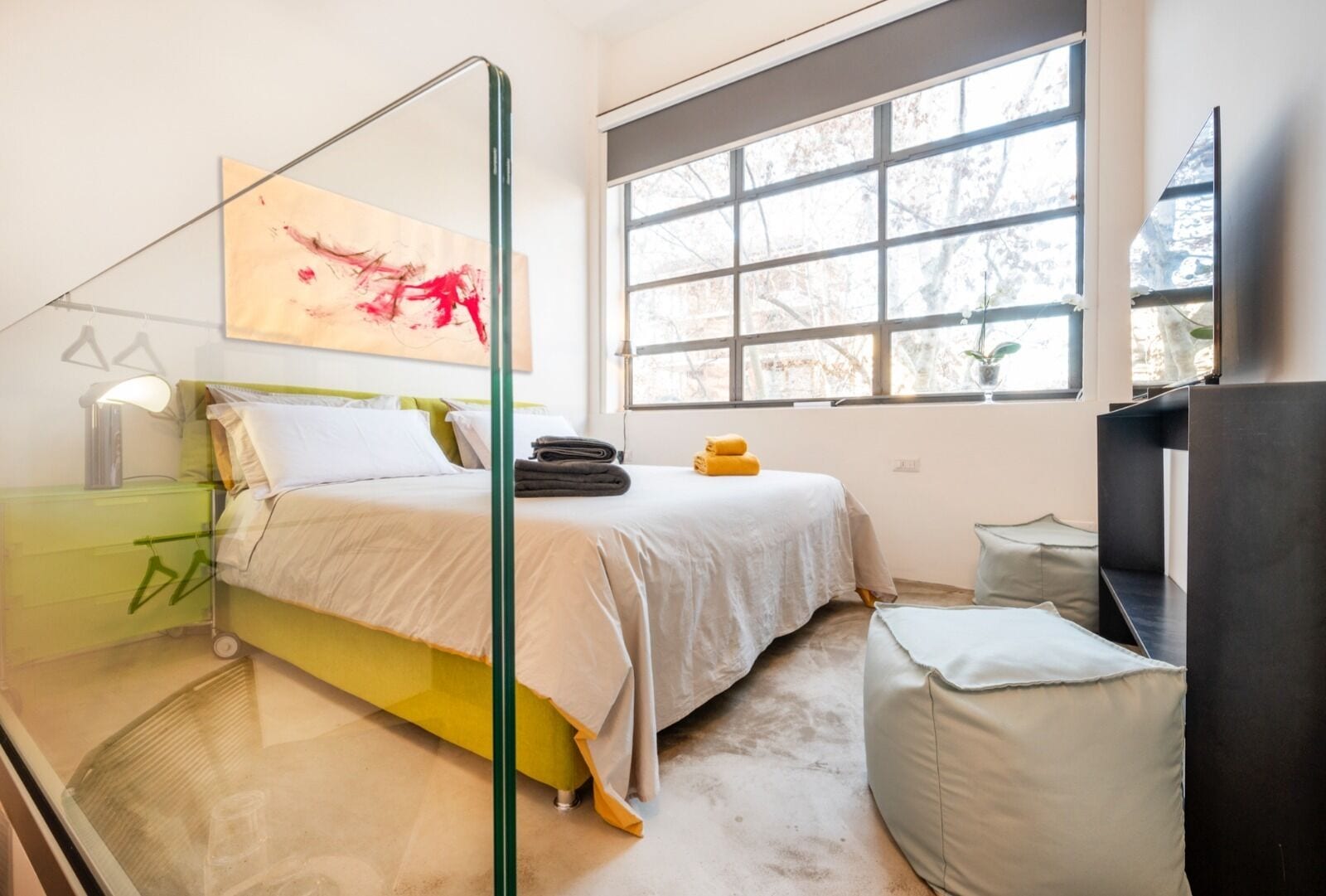 Luxury Double Room | Frette Italian sheets, premium bedding, down comforters