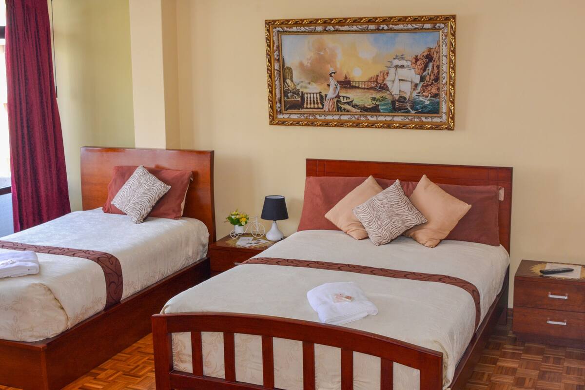 Standard Twin Room | Blackout drapes, soundproofing, iron/ironing board (on request)