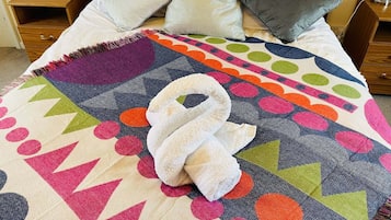 3 habitaciones y ropa de cama