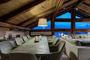 Dining - Luxury Chalet in Mégeve with Garden & Spa (Saint-Gervais-les-Bains)
