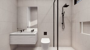 Hair dryer, towels