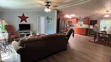 Smart TV, DVD player, video library