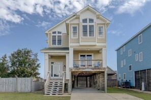 Exterior - The Beach Hive | 1570 ft to the beach | Private Pool, Hot Tub, and Dog Friendly (Kill Devil Hills)