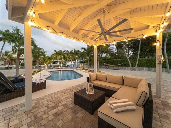 Una piscina climatizada